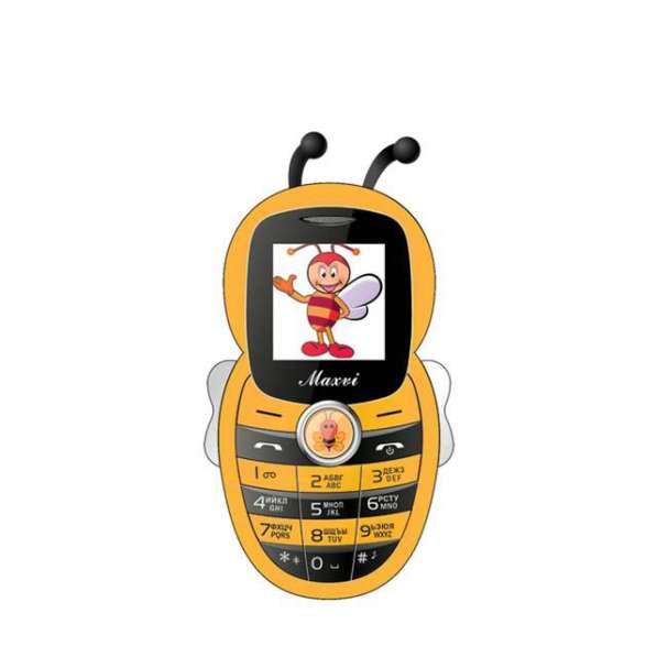 Телефон мобильный MAXVI J8 Yellow