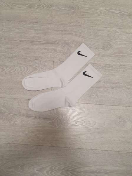 Белые высокие носки Nike в Чебоксарах фото 5