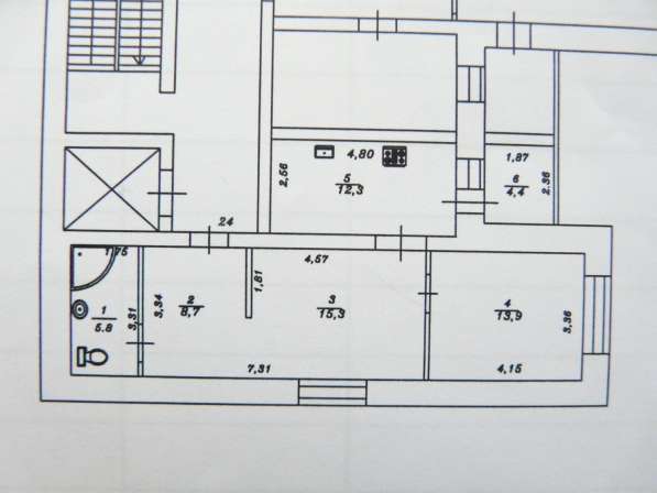 2-ком.квартира с мебелью в доме индивидуальной планировки в Тюмени фото 4