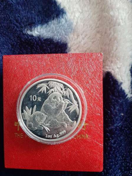 10 юаней, Панда, серебро в Челябинске фото 5