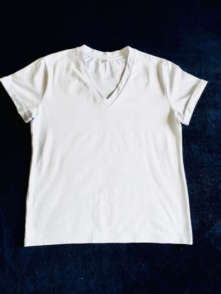 Белая футболка 48 размера