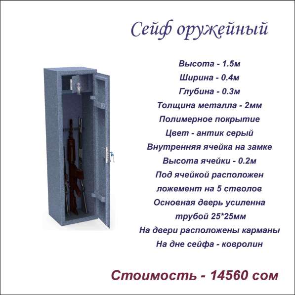 Сейфы оружейные