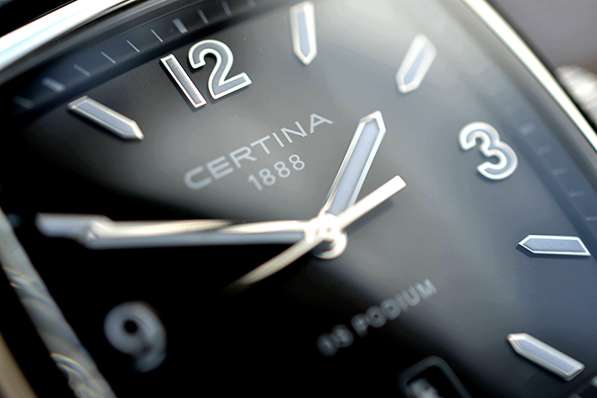 Изысканные часы Certina Swiss Made, сапфир, застежка-бабочка в Рязани фото 9