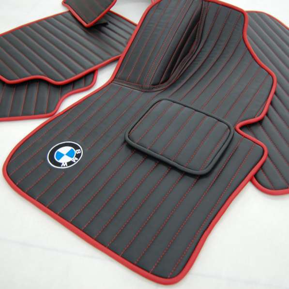 Set of 2D carpets Eco-leather for the car interior