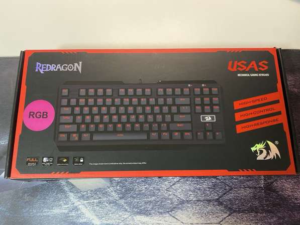 Игровая клавиатура с подсветкой Redragon Usas в Перми фото 4