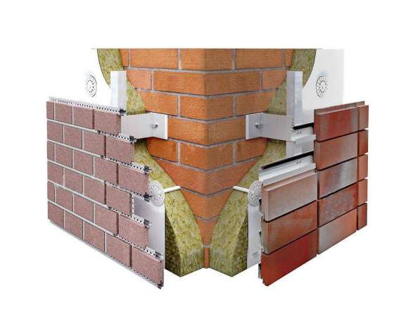 Работа с люлек, монтаж клинкерной плитки