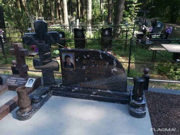 Благоустройство могил: Гресс-Керамогранит-Бессерный блок в фото 3