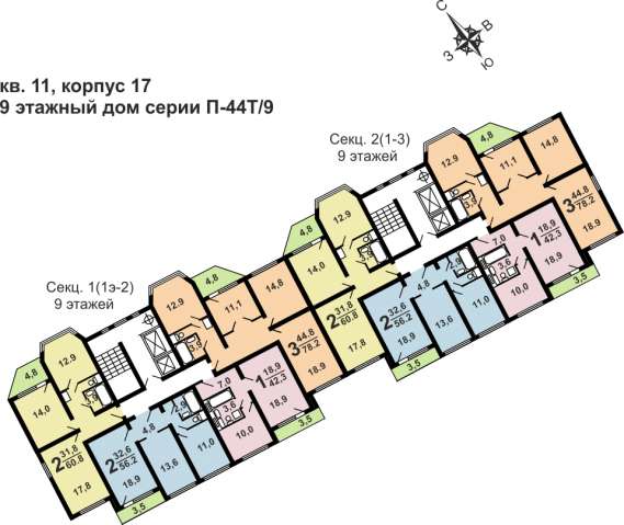 Продам однокомнатную квартиру в Москве. Этаж 6. Дом панельный. Есть балкон.