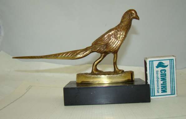 Фигурка пресс-папье Фазан (V813) в Москве фото 5