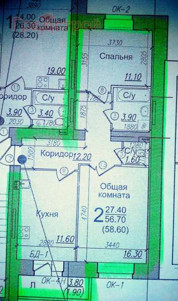 Продам двухкомнатную квартиру в Вологда.Жилая площадь 59 кв.м.Этаж 2.Дом кирпичный. в Вологде