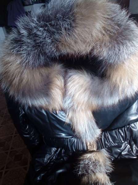 Продам женский зимний кожанный пуховик в Кемерове фото 7