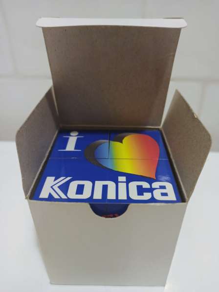 Рекламный куб Konica фотоплёнка БЕСПЛАТНО в Москве фото 3