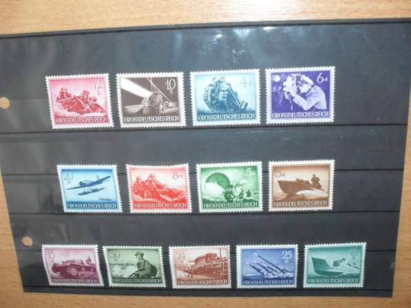 Рейх. Серия из 13 чистых марок 1943 года