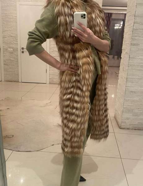 Жилетка длинная рысь в Москве фото 5