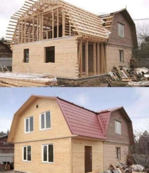 Строительство домов, террас, пристроек в Москве фото 7