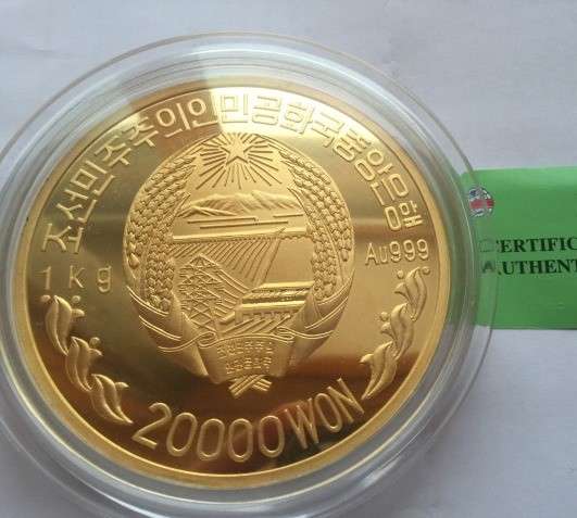 Президент Владимир Путин 1 кг золото Корея в 
