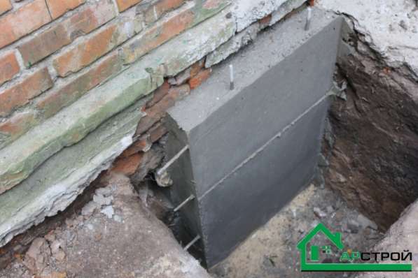 Полное восстановление, укрепление старых фундаментов в фото 10