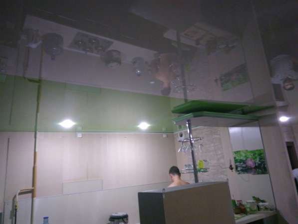 Монтаж натяжного потолка, спайка разных полотен в Екатеринбурге