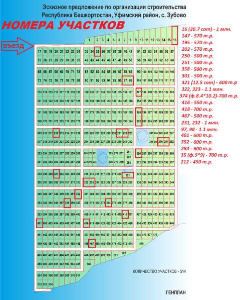Участки в коттеджном посёлке Яшма в Уфе фото 20