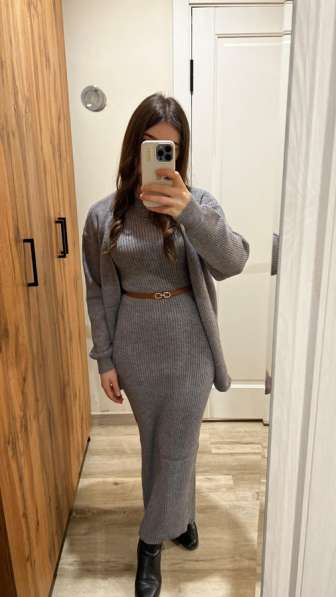 Костюм-двойка (платье-кардиган)