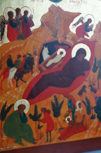 Икона Рождества Христова. 1970-е гг. в Санкт-Петербурге фото 7
