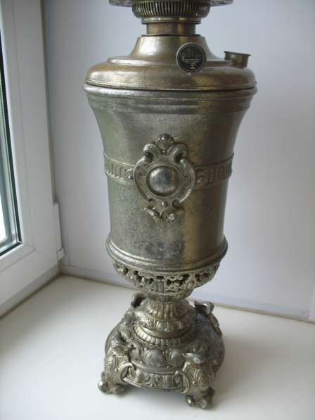 Старинная керосиновая лампа. Литьё в Москве фото 7