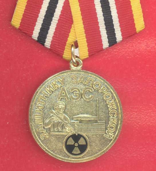 Россия медаль Защитнику Запорожской АЭС бланк документ СВО в Орле фото 11