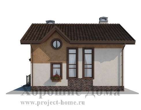 Строительство дома из газобетона 7.8x8.4 97.3 кв. м в Москве фото 3