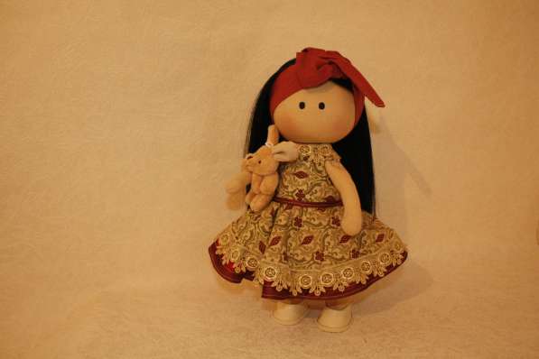 Текстильная игровая кукла с гардеробом 16комплектов одежды в Краснодаре фото 8