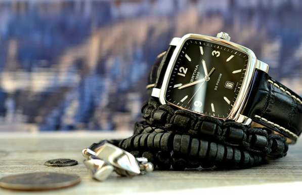 Изысканные часы Certina Swiss Made, сапфир, застежка-бабочка в Рязани фото 12