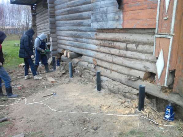 Замена фундамента под деревянные и каркасные дома, ремонт ст в фото 3