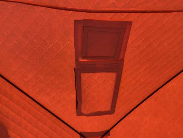 Палатка двойной утепленный "Куб" 1,8 х 3,6 с разделкой под т в Барнауле фото 6