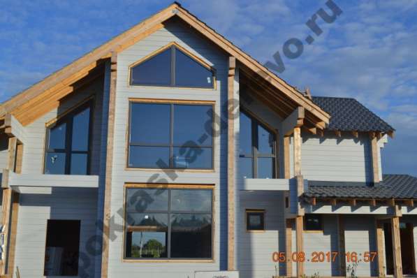 Покраска деревянных домов в Москве в Москве фото 4