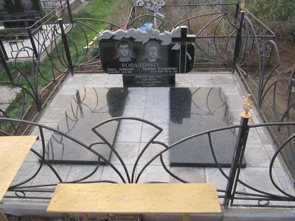 Благоустройство могильных участков в фото 4