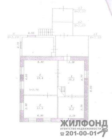 дом, Новосибирск, Приисковая, 56 кв.м. в Новосибирске фото 6