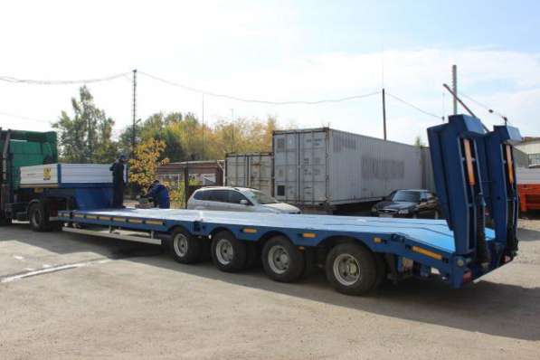 Трал 51 тонна с поворотной осью от производителя в Челябинске