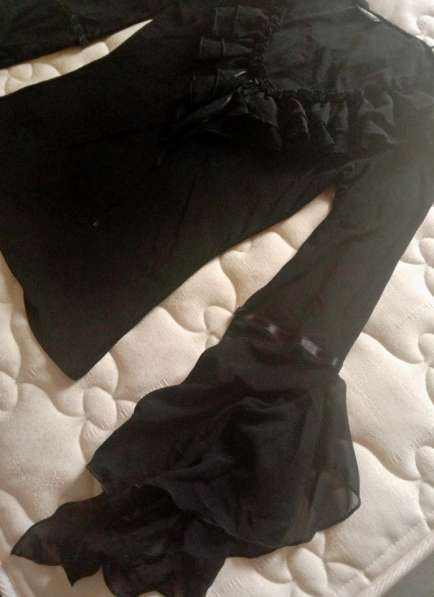 Блузка черная женская (рукав- волан) в Орле фото 6
