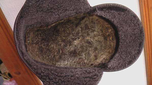 Шапка -шлем зимняя кожаная натуральный мех. в Саратове фото 7