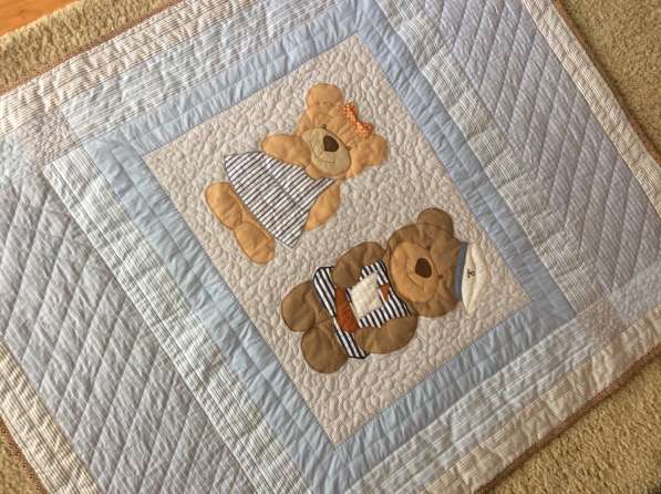 Лоскутное одеяло-покрывало для малышей в Омске