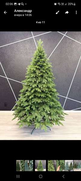 Ель искусственная литая по цене от производителя в Санкт-Петербурге фото 5