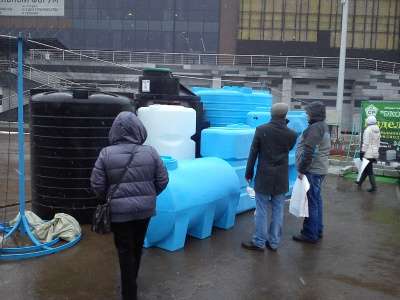 Бак для воды 200 литров Акватек ATV200 синий в Уфе