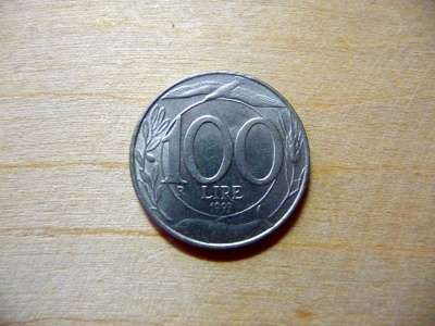 100 лир 1997г