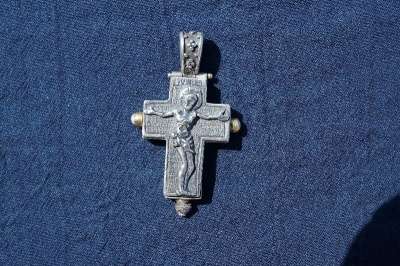 Крест-мощевик с массив. серебряной цепью Мастер Димитриос в Санкт-Петербурге фото 8