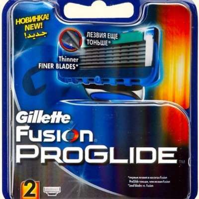 Сменные кассеты Gillette Mach 3, Fusion,