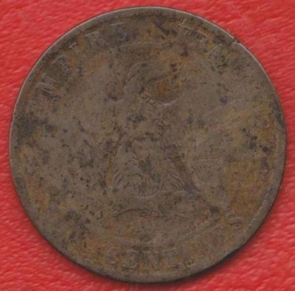 Франция 10 сантимов 1856 г. А Наполеон III