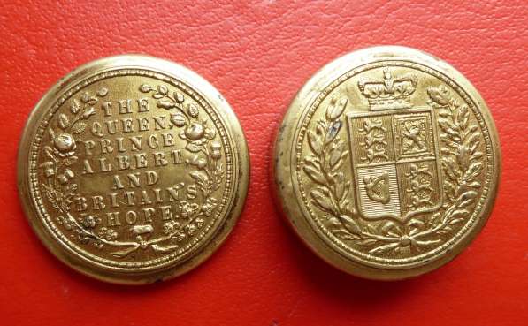 Великобритания набор из 3 жетонов Королевская семья Виктории в Орле