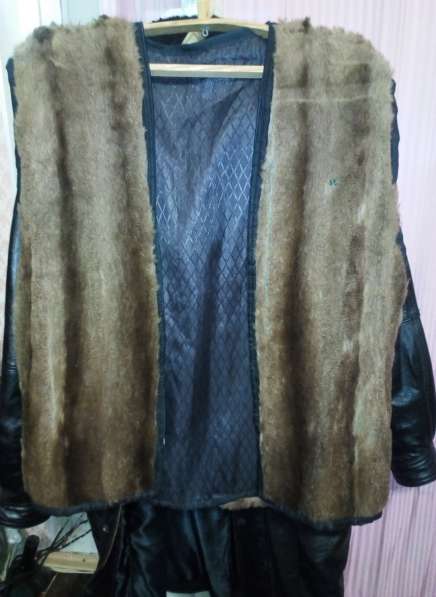 Мужская Куртка кожаная, утеплённая, (удлинённая) - (новая) в Белгороде
