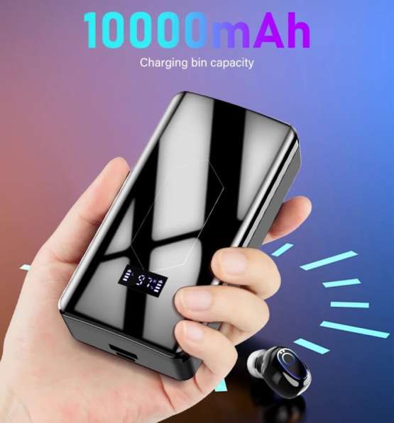 ‎‏Bluetooth-гарнитура Xiaomi+Внешний аккумулятор10000mAh в Красноярске фото 4