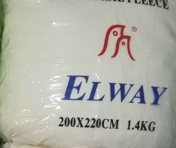 Плед двухспальный ELWEY, 200-220см-белый