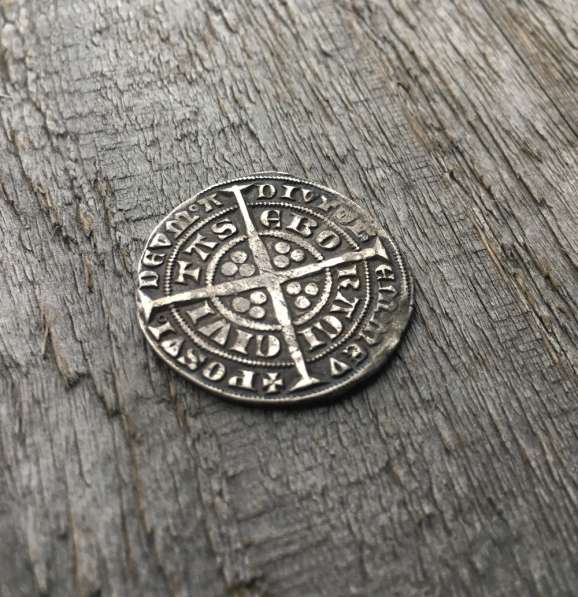Серебряная средневековая монета